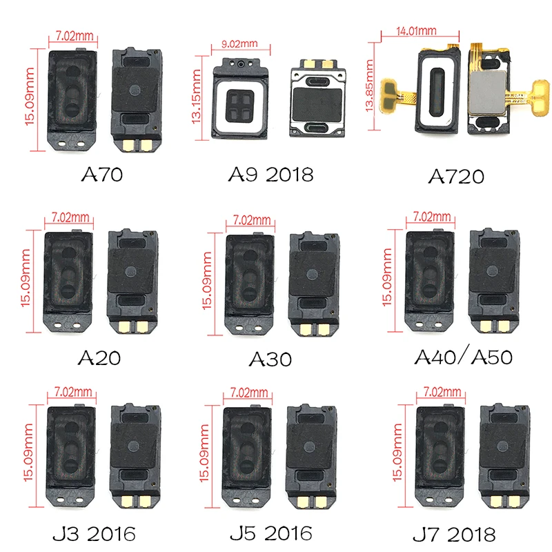Динамик для Samsung A9 A8 A6 A7 J7 J6 J8 J4 2018 /J3 J5 2016 / A20 A30 A40 A50 A70|Шлейфы мобильных телефонов| |