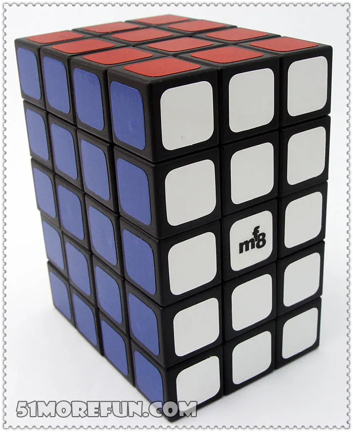MF8 3x4x5 Magic Cube Puzzle черный обучения и образовательные Cubo magico игрушки - Цвет: black