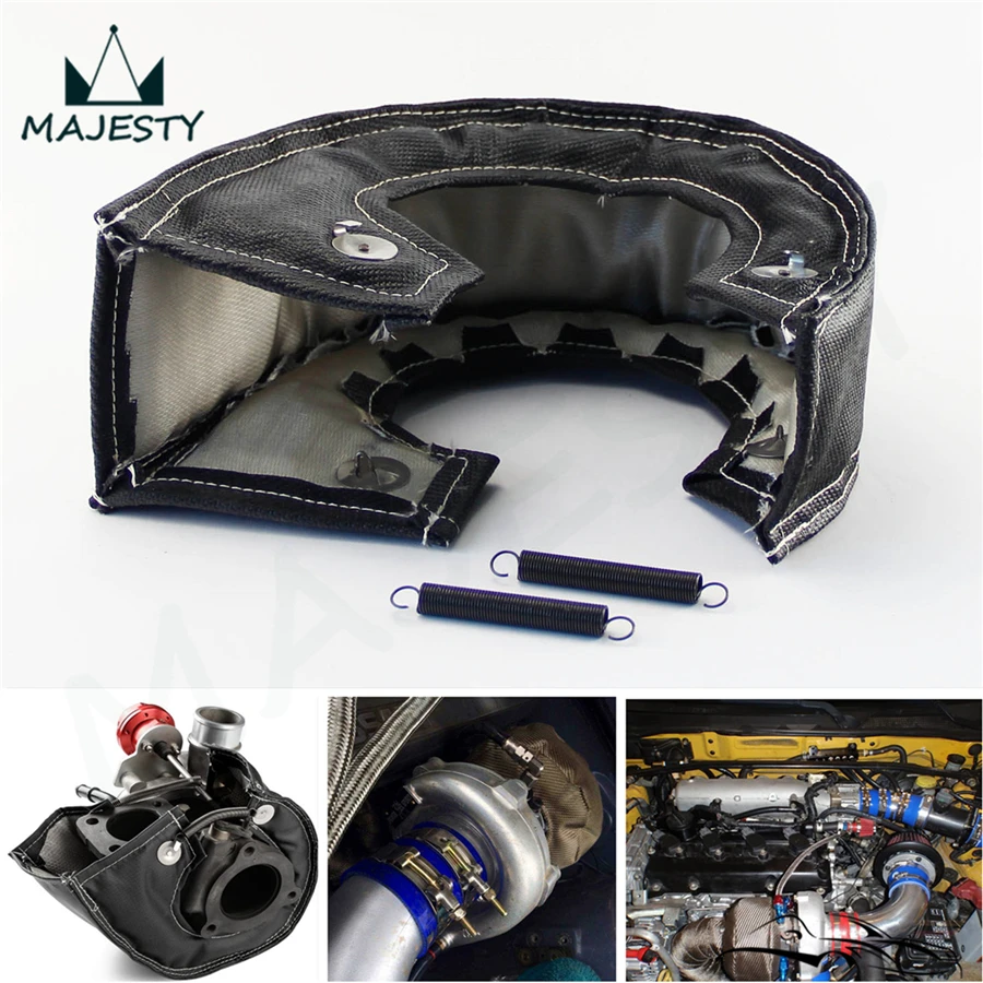 Турбо одеяло тепловой щит крышка турбонагнетателя обертывание подходит GT40 GT42 T4