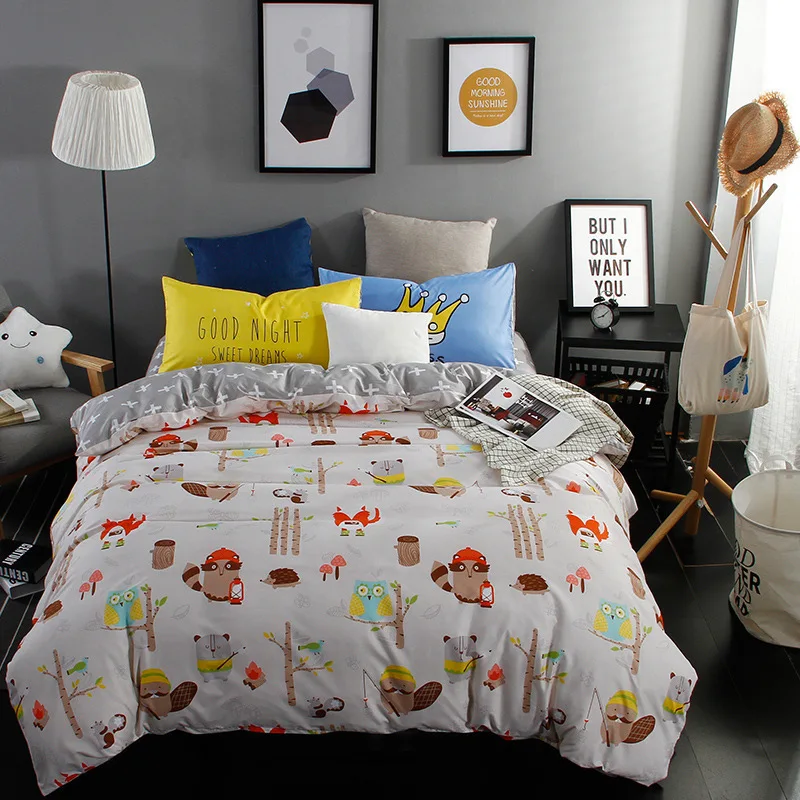 Пододеяльник с геометрическим рисунком в полоску двуспальный комплект