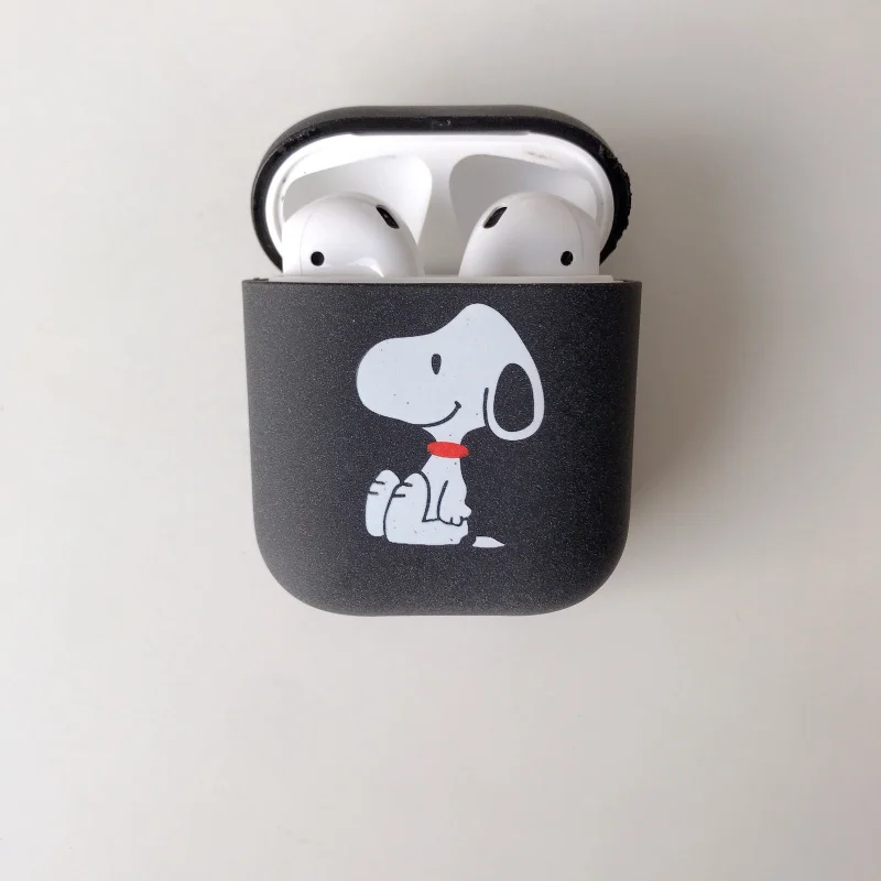 Мультяшный чехол для наушников для Apple Airpods 1/2 противоударный чехол для Apple гарнитура для Airpods чехол s матовый защитный чехол для пары