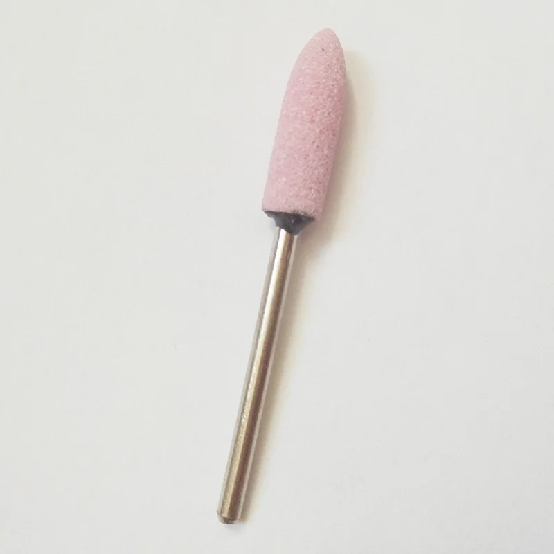 1 шт. розовая керамическая насадка фреза для ногтей электрической дрели
