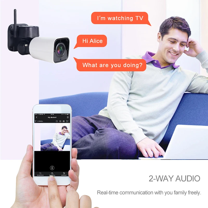 Домашняя камера безопасности наружная WiFi камера наружная 1080P PTZ ip-камера ночного видения ip-камера WiFi слот для sd-карты