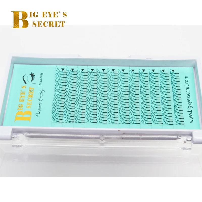 Большой секретный глаз накладные ресницы 2D Ручной работы готовые веерные