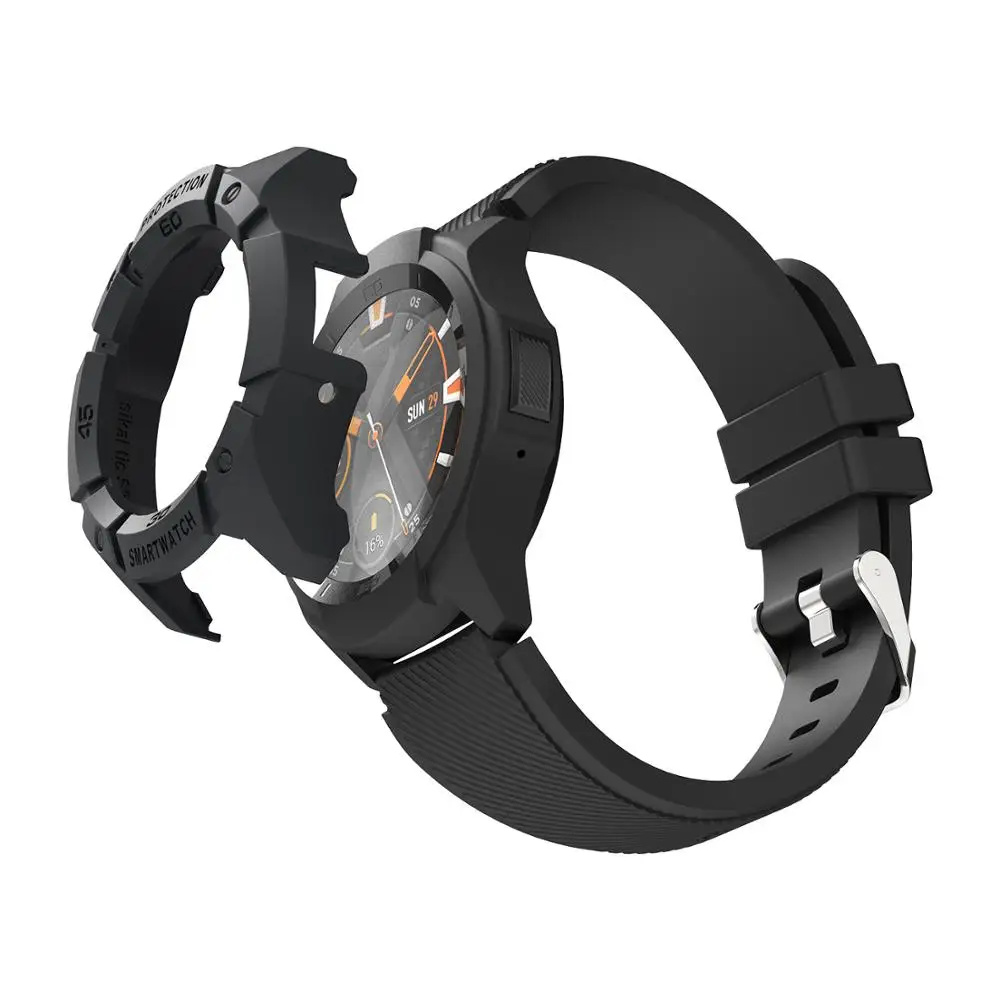 Чехол бампер SIKAI для Ticwatch S2 защитная пленка против царапин плавания