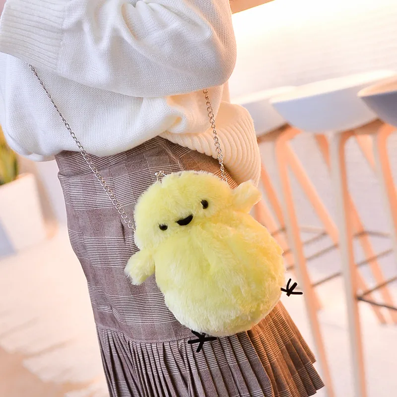 Кандис Гуо! Очень милый плюшевый игрушечный пушистый косметический петушок с косынкой для девочек, подарок на день рождения и Рождество 1 шт.