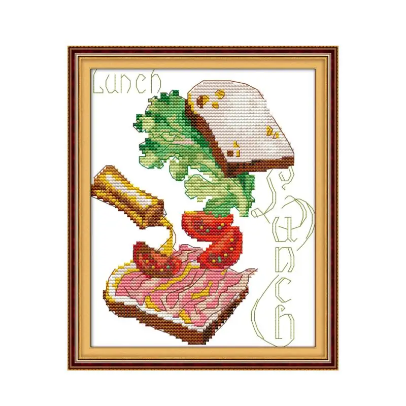 Joy Sunday вышивка крестиком 11ct 14ct DMC нитью рукоделие|Упаковка| |
