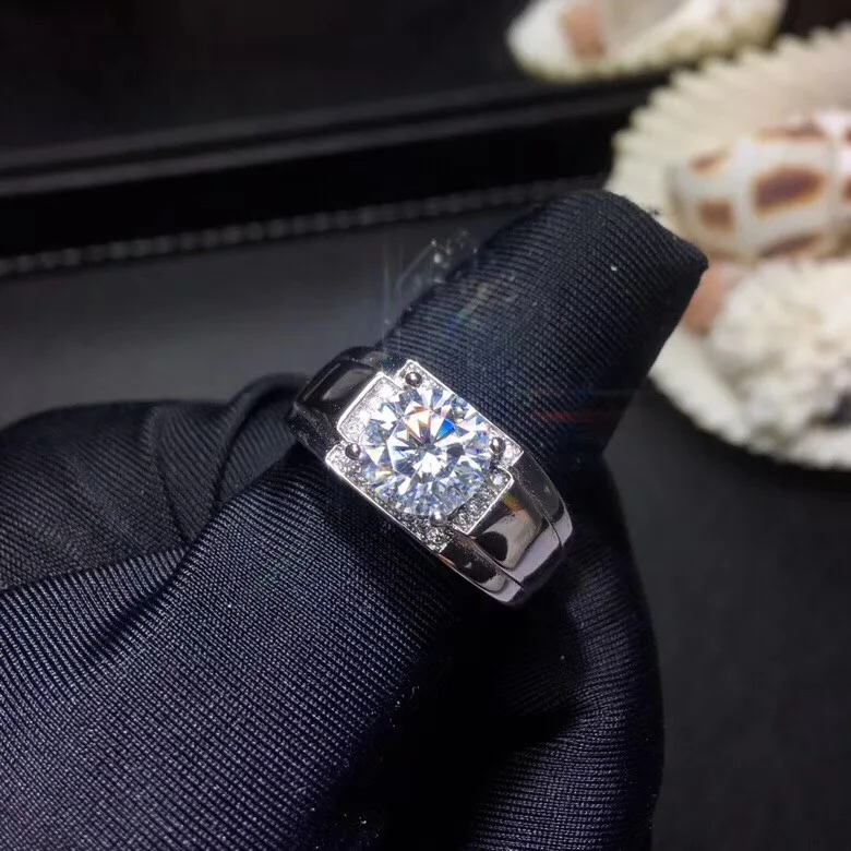 Moissanite 2ct твердость 9,3, алмазные заменители, могут быть протестированы на инструментах. Популярные ювелирные изделия