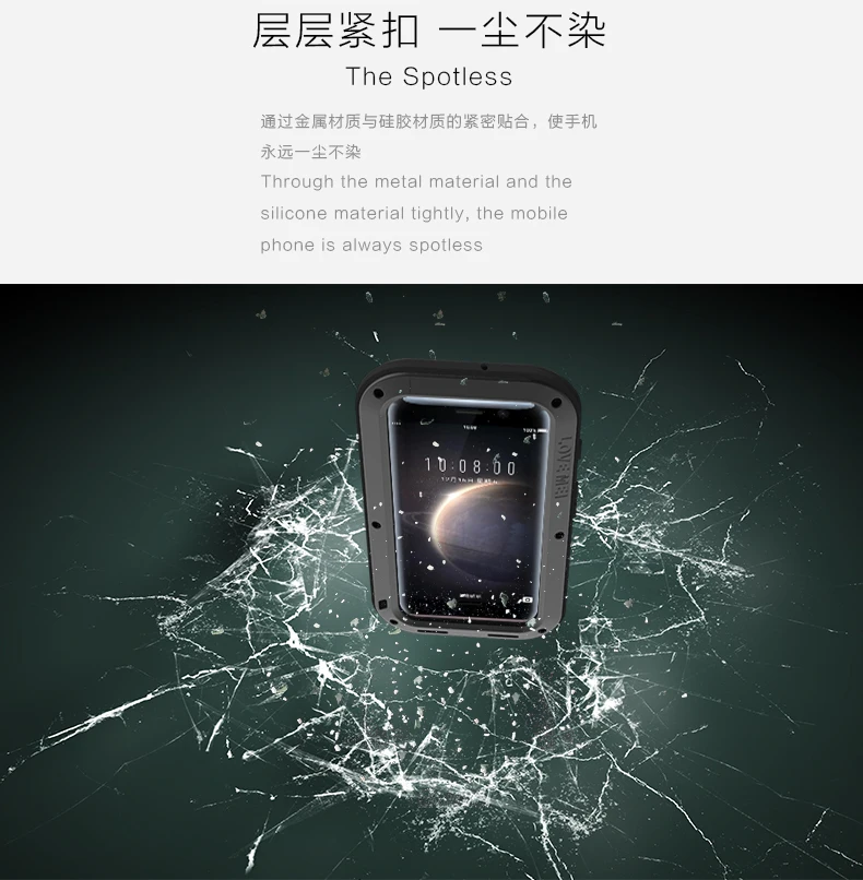 LOVE MEI мощный чехол для huawei Honor Magic ударопрочный грязеотталкивающий водонепроницаемый металлический защитный чехол для телефона huawei Magic алюминиевый