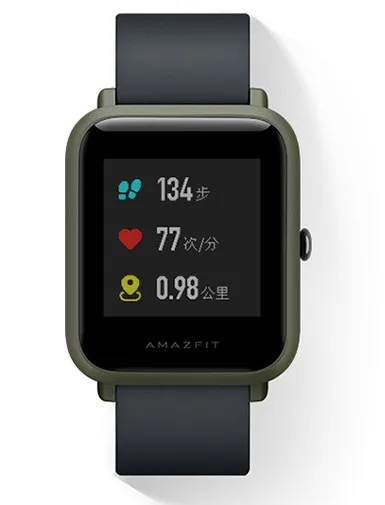 green Умные часы Huami Amazfit Bip, глобальная версия, gps, Gloness, умные часы, умные часы, 45 дней в режиме ожидания для телефона MI8 IOS - Цвет: green