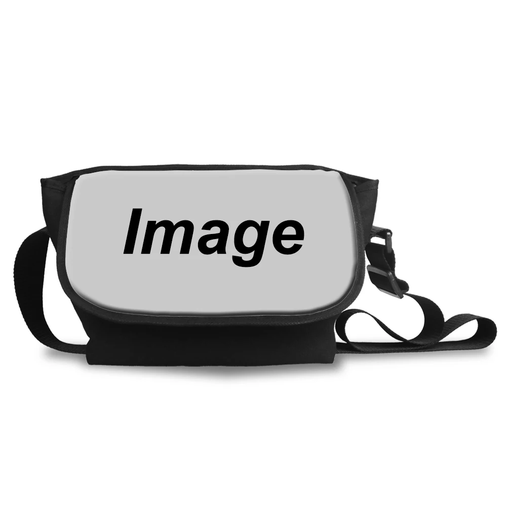 FORUDESIGNS Custom Own Image Messenger Bag 14 inch Canvas Crossbody Shoulder Bags for Women Men Big Travel Handbag 2019 | Багаж и сумки