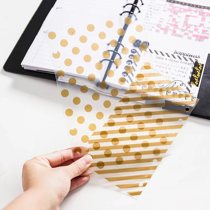 Kawaii Spiral notebook PP разделители для блокнот dokibook A5A6 персональный планировщик милый указатель страниц Закладка канцелярские принадлежности