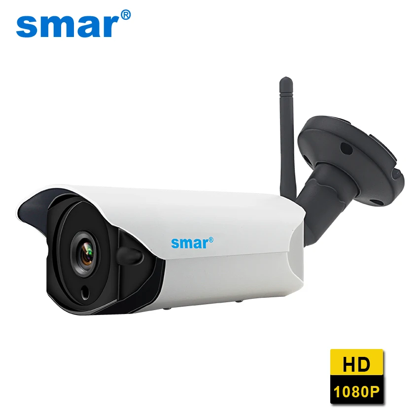 IP-камера Smar уличная Беспроводная с поддержкой Wi-Fi 1080P 2 Мп 4 ГГц | Безопасность и