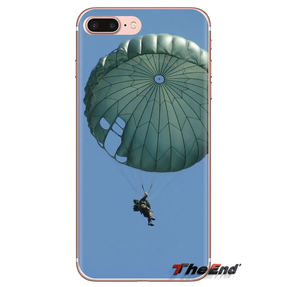 Для iPod Touch Apple iPhone 4 4S 5 5S SE 5C 6 6S 7 8 X XR XS Plus MAX прозрачные мягкие чехлы для парашютов |