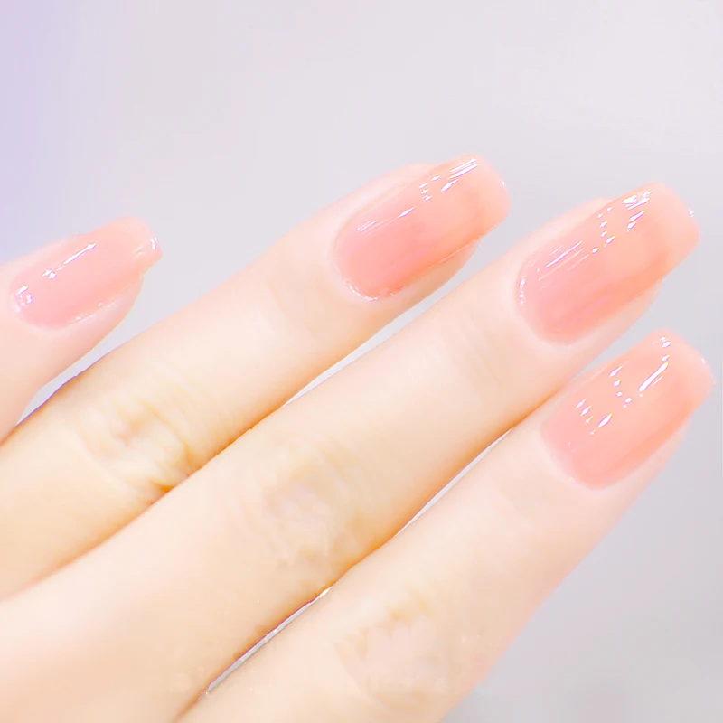 Лак для ногтей сладкий цвет экологичный желе розовая краска розовый ol набор