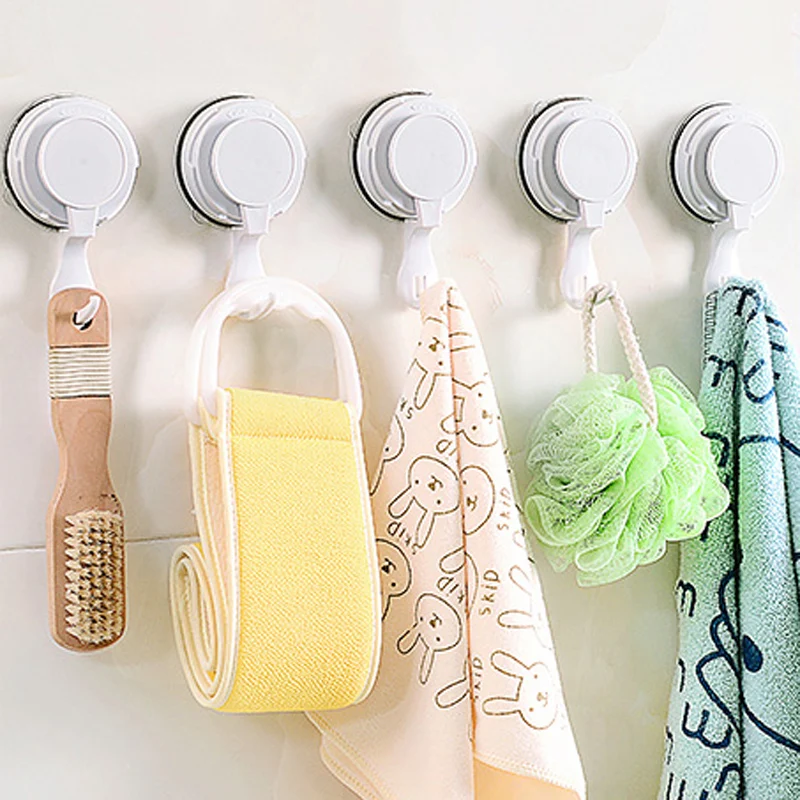 FHEAL Мощный Присоски Кухня Крючки для Полотенец Сильный Клей Ванная Комната