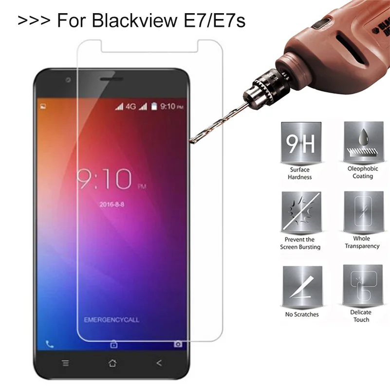 9H 2.5D 0 26 мм Закаленное стекло протектор для Blackview E7 E7s LED экран закаленное защитное