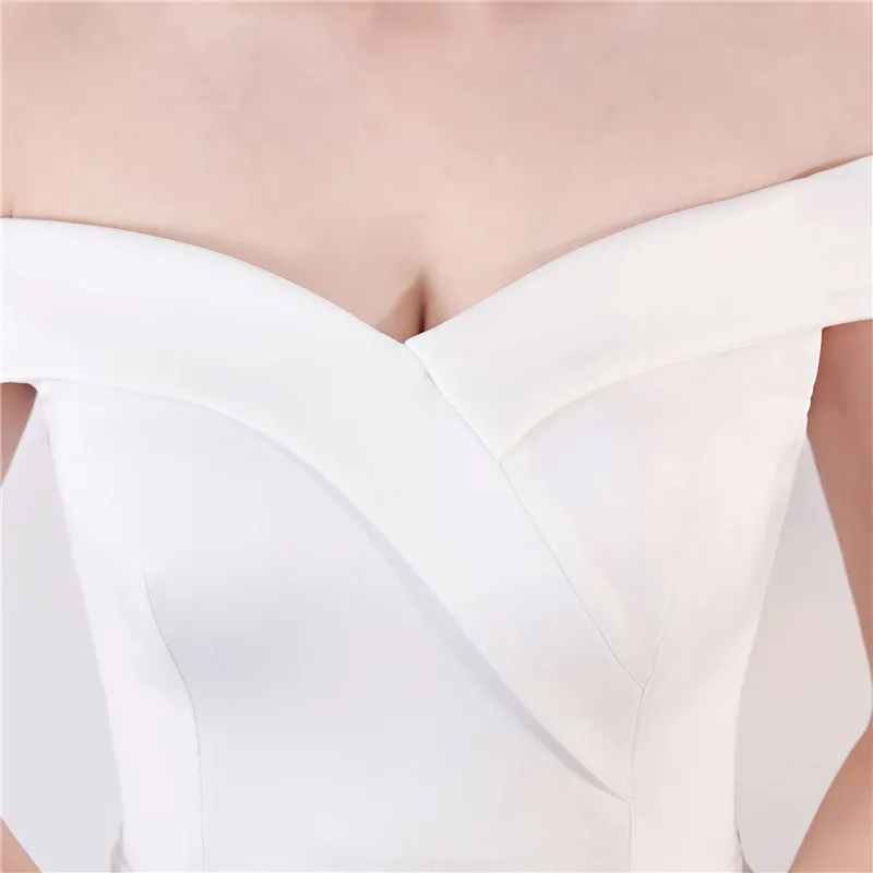 Fashion Trumpt Slash Neck Sexy Gorgeous Noble Dress For Women Evening Party Elegant fishtail Fast Prom Gowns | Женская одежда