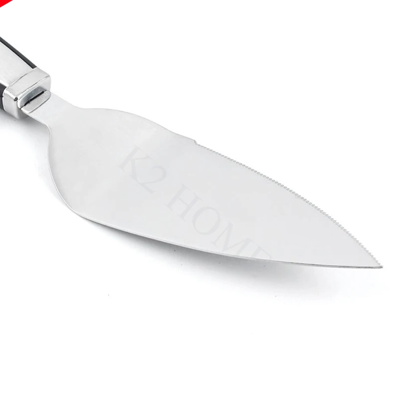 K2 HOME Stainless Steel Pie & Pizza Server Cake Slice Holder Transfer Triangular Spade Spatula for Baking Peel Turner | Дом и сад