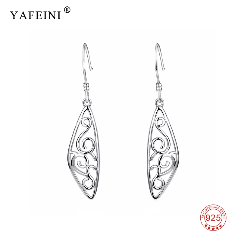 

Женские серьги-подвески из серебра 925 пробы