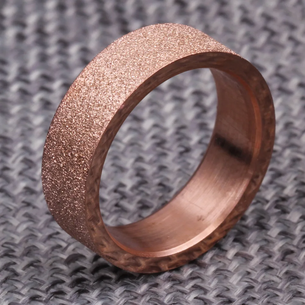 Мужские кольца из нержавеющей стали цвета розового золота по заводской цене