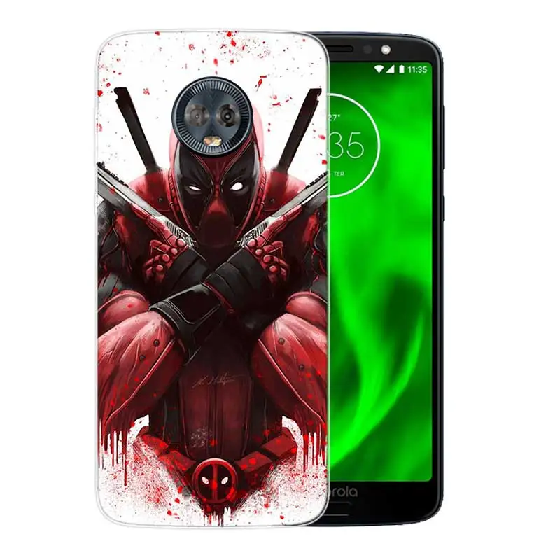 Силиконовый чехол-накладка для Motorola MOTO G5 G5S G6 E4 E5 Plus G4 Play X4 ривердейл чехол Marvel Hero