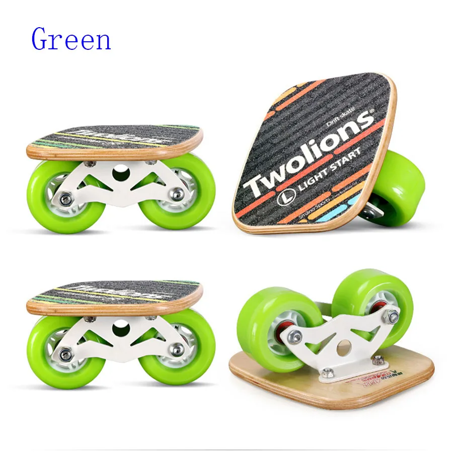 Доска для дрифта Twolions Wood роликовых коньков нескользящий скейтборд доска