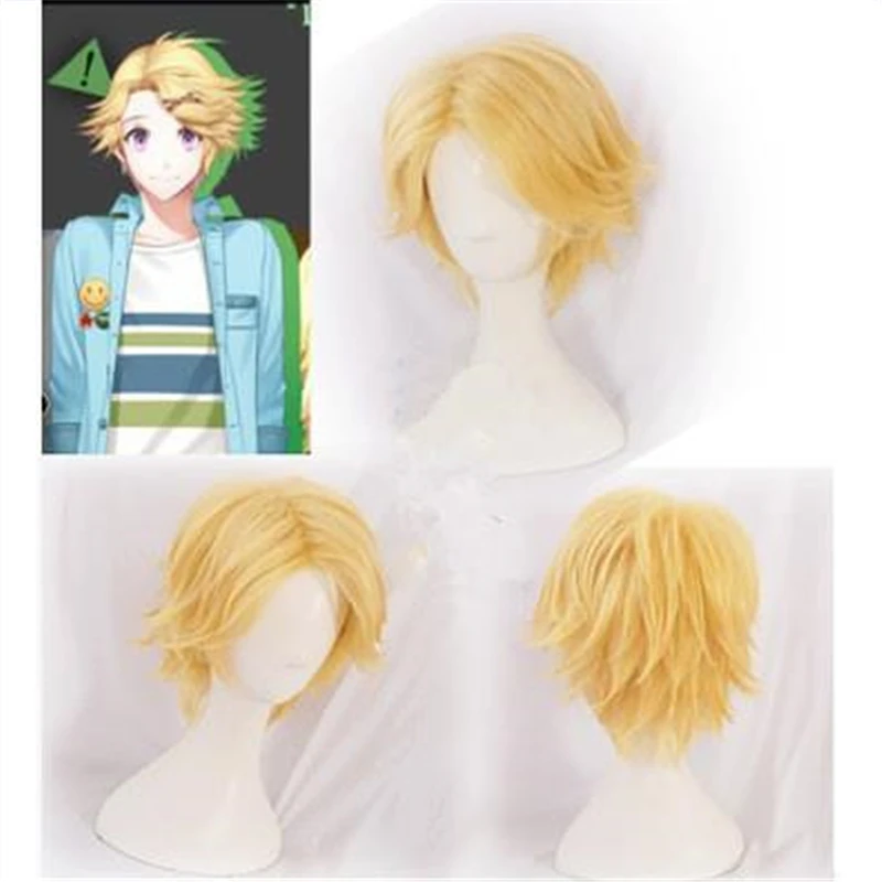 Mystic Messenger 707 Yoosung Zen V Japanese Hair Costume Curly Wigs image 4