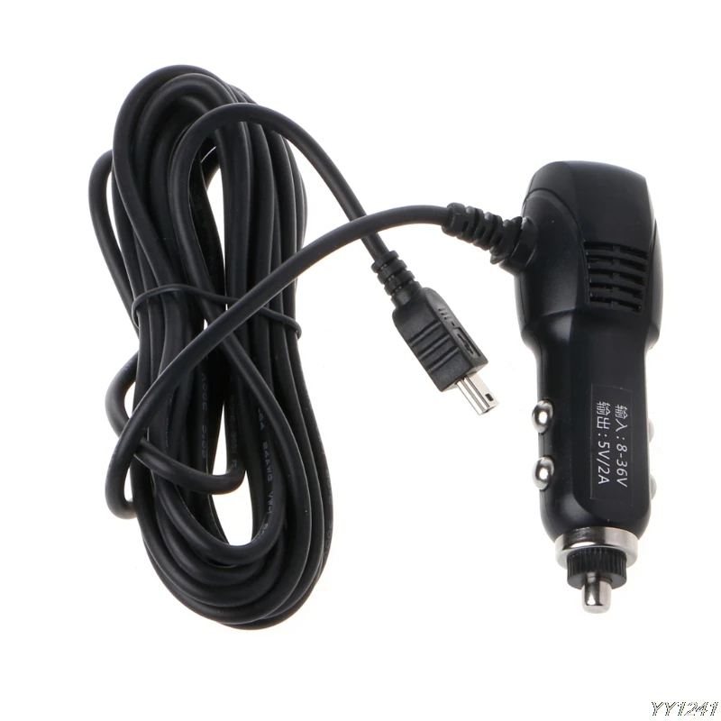 

Micro USB Port 5V 2A Car Charger Adapter Cigarette Lighter For Car DVR Vehicle Charging with 3.5 meters Cable G6KC