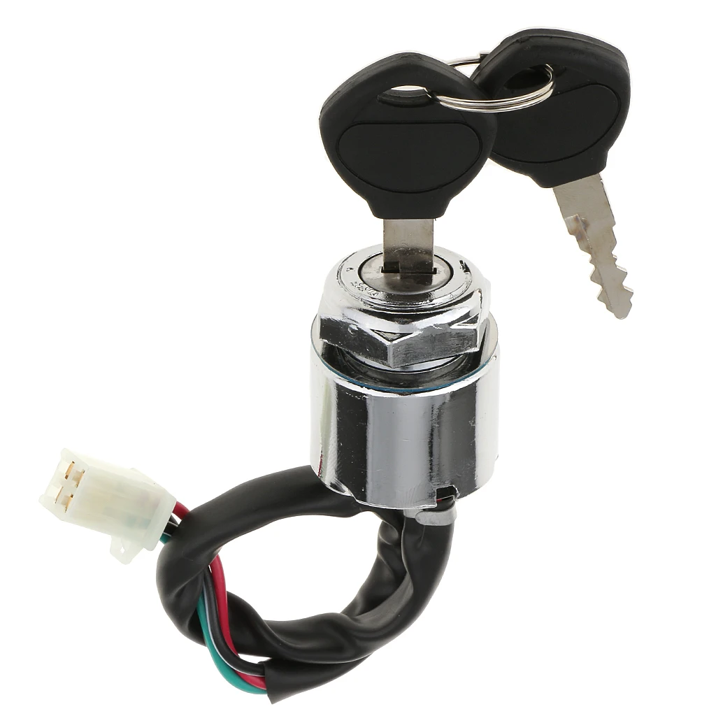 

2019 New Universal Motorcycle Ignition Lock & Switch Key Set For 50cc-250cc ATVs Motorbike Go Kart Scooter Etc 45*25*30mm