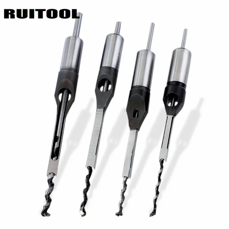 Сверло для квадратных отверстий 1/4 5/6 3/8 1/2 дюйма долбежное долото квадратное