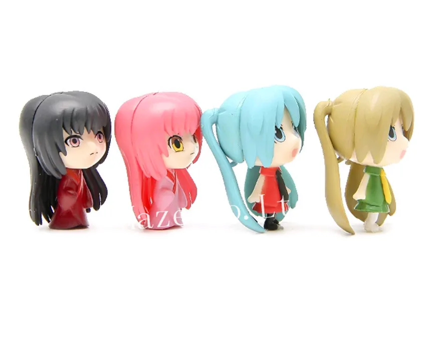 4 шт./компл. Мику Хацунэ смола милая фигурка игрушка домашний декор|hatsune miku|figurines