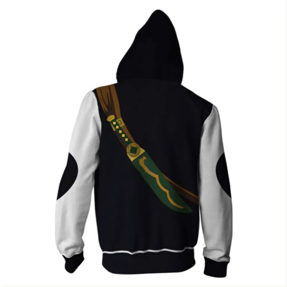 Толстовка мелиодас с капюшоном из аниме Семь смертных грехов куртка на молнии