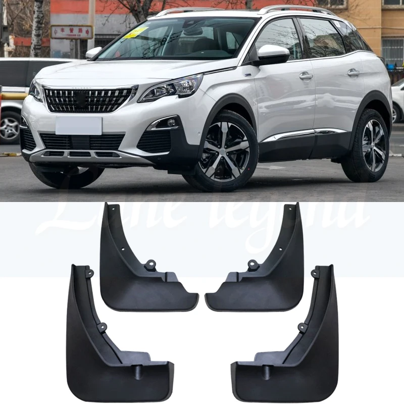 Набор литых автомобильных брызговиков для peugeot 3008 2 SUV Брызговики крыло брызговиков Передние Задние
