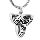 K12835 уникальный узел кремации ювелирные изделия для кулон с пеплом держатель урны из нержавеющий стали памятный ожерелье-сувенир для женщин и мужчин