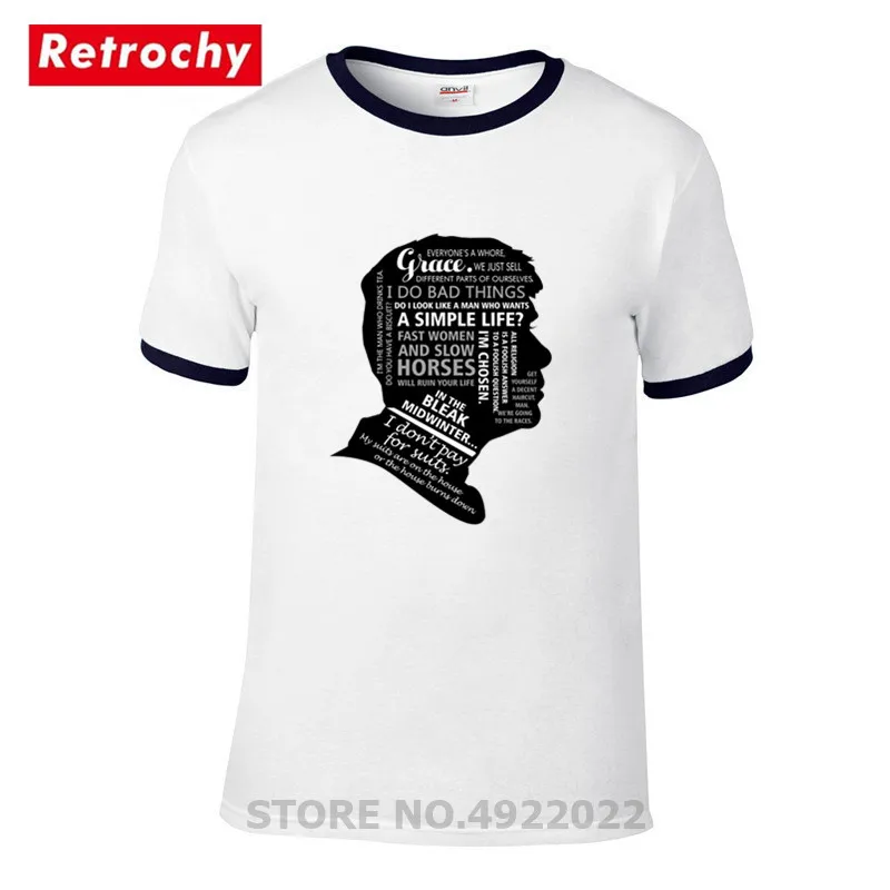Peaky Blinders Цитата Футболка Винтаж Keep Calm по заказу Blinder футболки мужские Заказные с