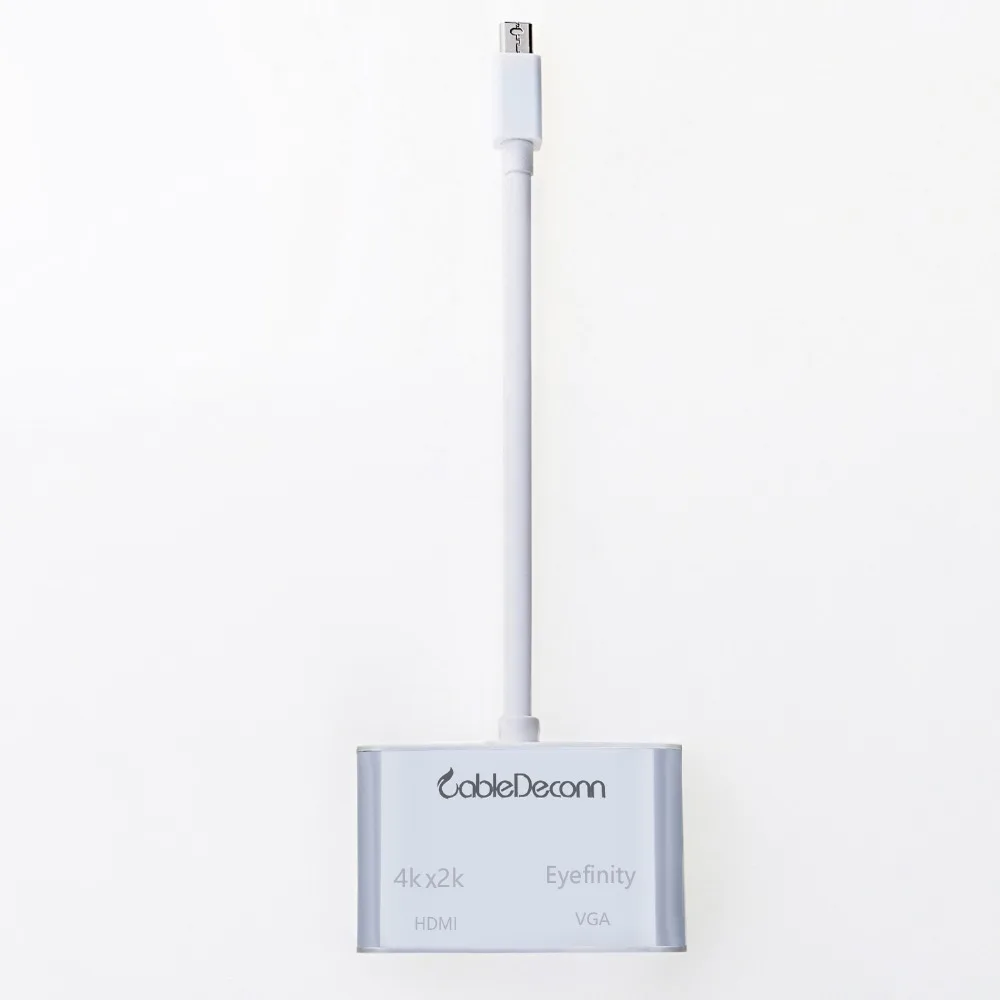 Концентратор Thunderbolt 2 Mini DisplayPort на HDMI 4k VGA адаптер док станция в 1 кабель для Mac MacBook