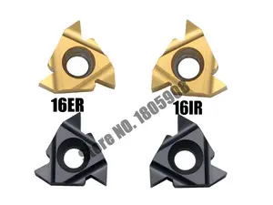 Режущие вставки из твердосплавного сплава AG6016ER AG5516IR AG5516IR AG60, токарные вставки с резьбой на 5560 градусов, 10 шт.