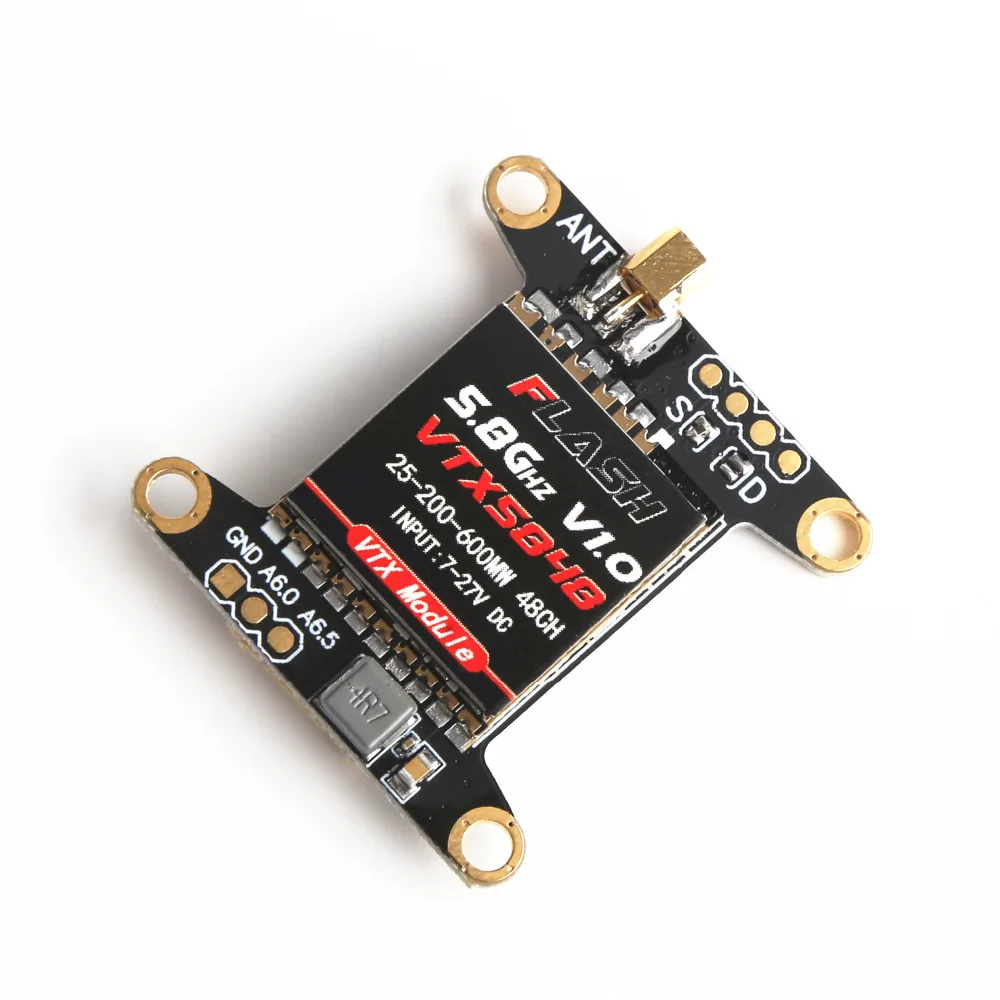 VTX5848 48CH 5 8G 25mW/200mW/600mW переключаемый модуль передатчика FPV PPM/SBUS/DSM2 управления |