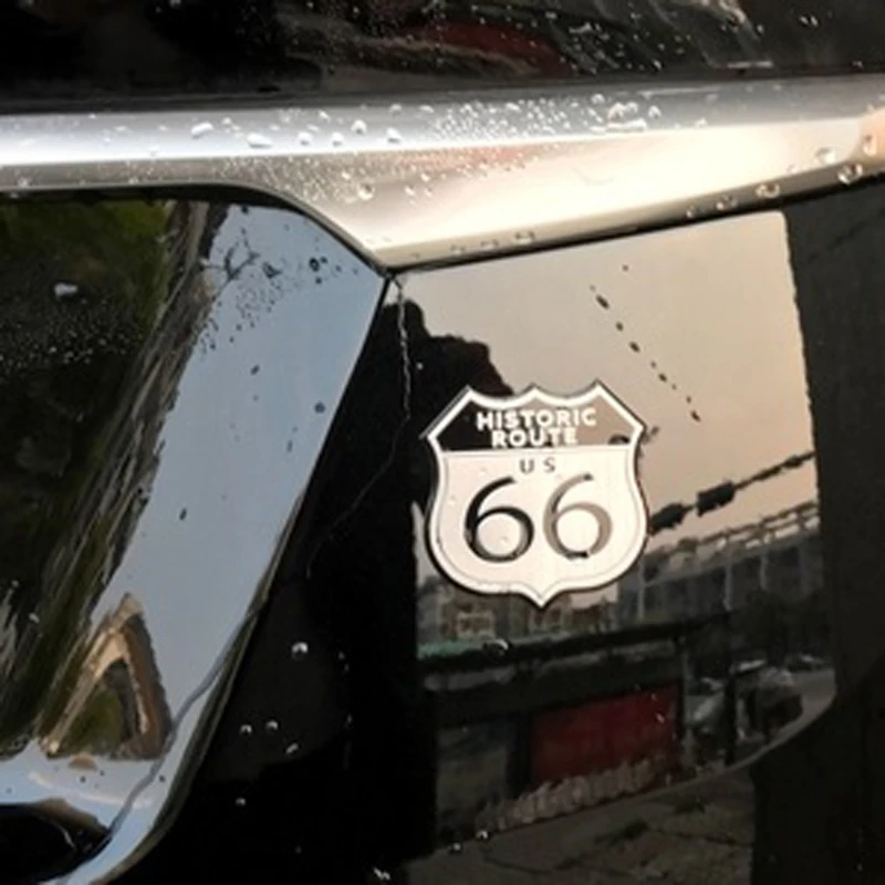 3D Автомобильная эмблема наклейка металл Route 66 для Cadillac US SRX Ford | Автомобили и
