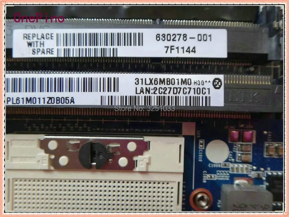 630278-001 для HP Pavilion DV6T-3000 ноутбук dv6-3000 DV6 материнская плата ноутбука HM55 5650/1 ГБ