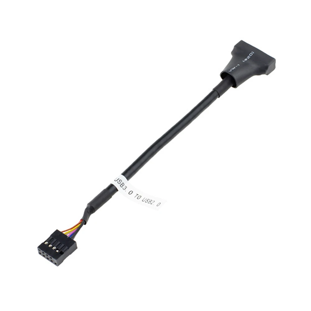 USB 3,0 20 штыревой разъем типа «папа» к USB 2,0 9 Pin Материнская плата Женский Кабель-адаптер для USB3.0 серии конвертер материнской платы шнур провода