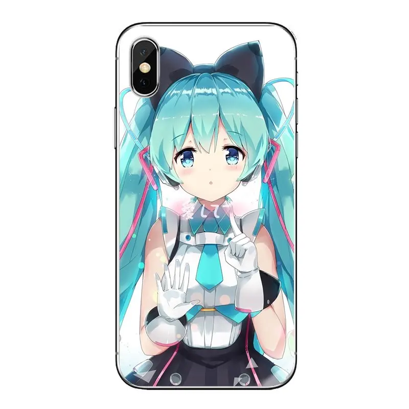 Для samsung Galaxy A5 A6 A7 A8 A9 J4 J5 J7 J8 2017 2018 Plus Prime kawaii в виде милого героя Аниме Хацунэ Мику