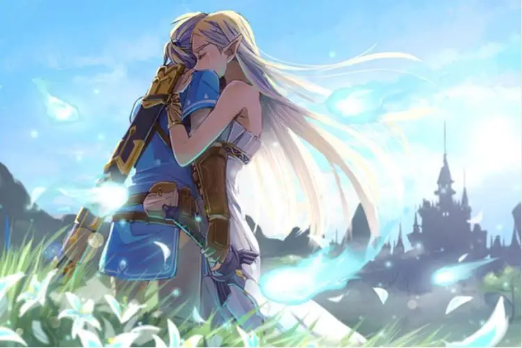 Картина с бриллиантами мультяшная легенда о Зельде дыхание диких стен