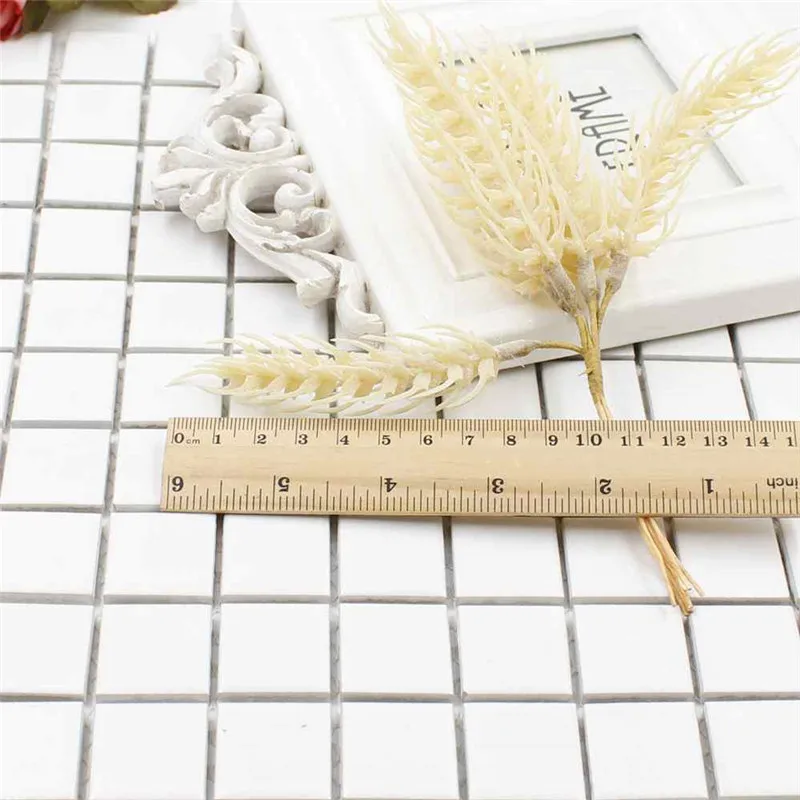 6 шт./партия имитация листьев пшеницы Искусственный Букет DIY домашний цветок