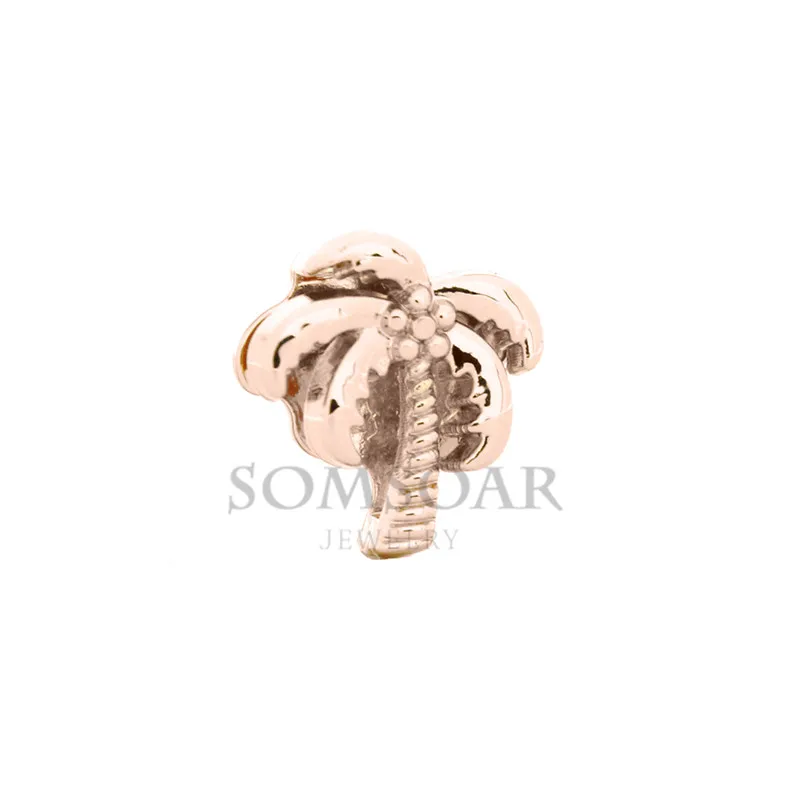 Somsoar ювелирное изделие пальмовое кокосовое дерево подходит для кожаной
