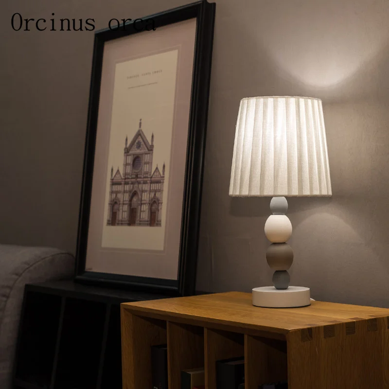 

Nordic minimalist modern ceramic table lamp living room bedside lamp American creative fashion table lamp free shipping
