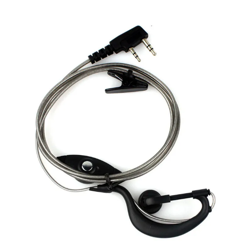 5 шт 2PIN алюминиевая фольга наушники для Kenwood TK3107 TK3207 радио Baofeng CB UV 5R GT PUXING