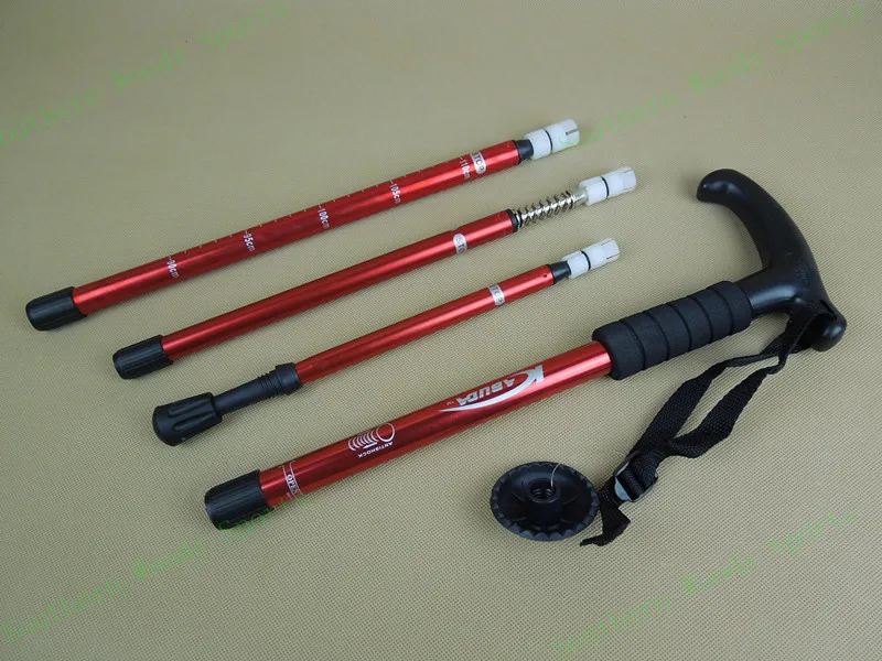 Регулируемый альпеншток из алюминиевого сплава телескопическая трость с