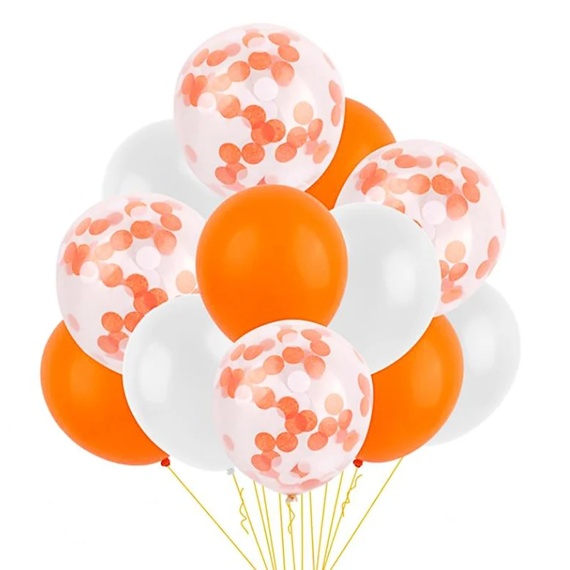12 штук латексных воздушных шаров воздушные шары Конфетти украшения для
